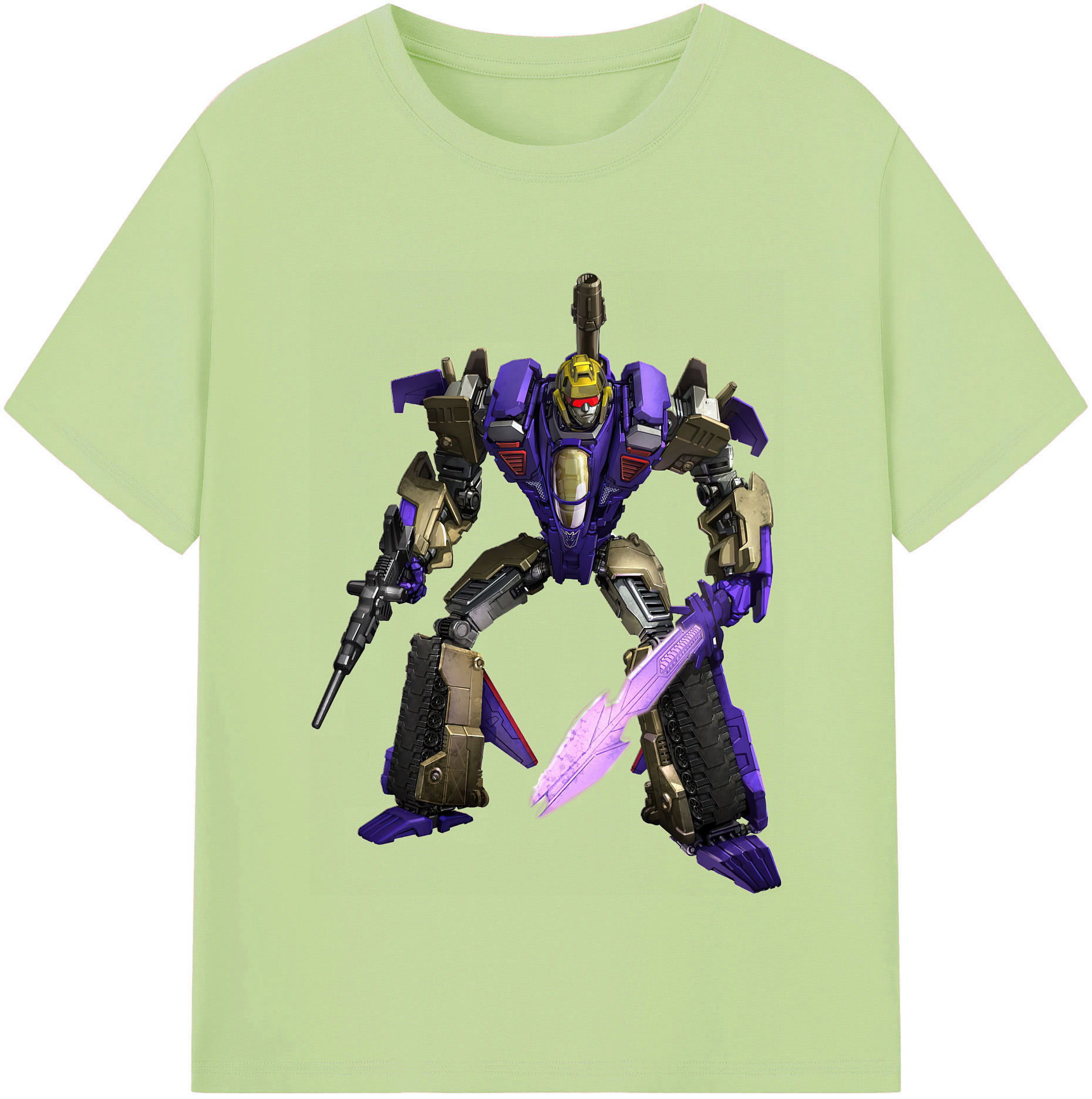 （画像用） Transformers トランスフォーマー 綿100％半袖Tシャツ（フロントプリント）